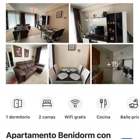 Benidorm Con Piscina En La Playa *